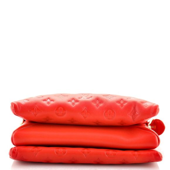 Louis Vuitton Coussin Bag Monogram Embossed Lambskin PM Red - Picture 5 of 8